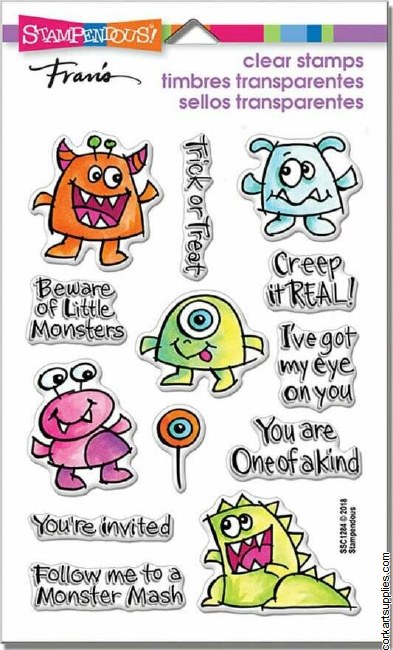 Stampendous Little Monsters Perfectly Clear Stamps
