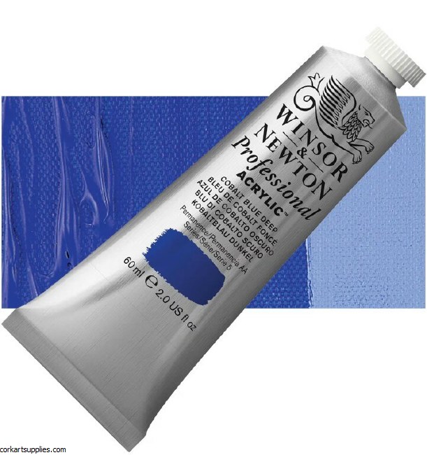 Cobalt Blue Deep 60ml Artists' Acrylic Winsor & Newton