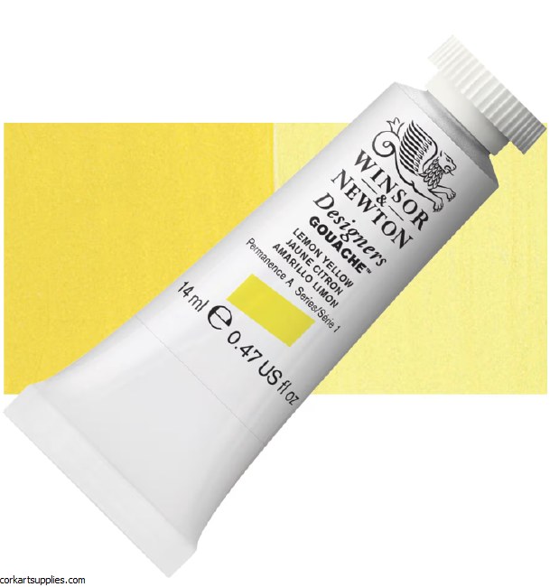 Designer Gouache 14ml Lemon Yellow