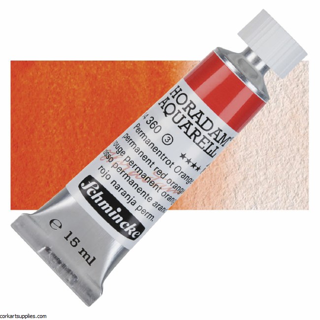 Horadam Aquarell 15ml Permanent red orange