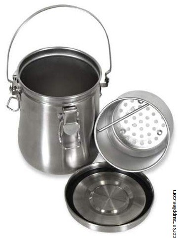 Brush Washer 591ml Stainless Steel - Air Tight Brush Washer 591ml Stainless Steel - Air Tight