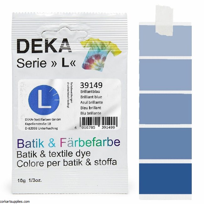 Batik Dye 10gm 39185 Brilliant Blue