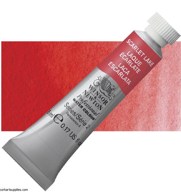 Artists Watercolour 5ml Scarlet Lake