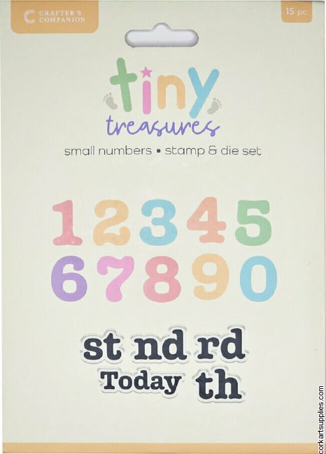 Tiny Treasures Collection Stamp & Die Small Numbers Tiny Treasures Collection Stamp & Die Small Numbers