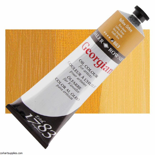 Georgian Oil Colour 225ml Yellow Ochre