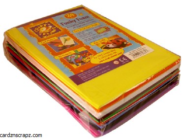 Foam Sheet A5 2mm Asst 24pk Foam Sheet A5 2mm Asst 24pk