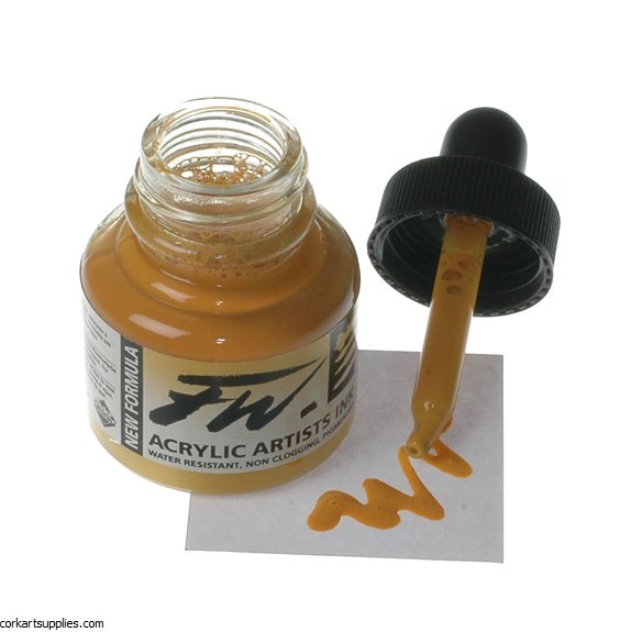 Fw Ink 29.5ml Yellow Ochre Fw Ink 29.5ml Yellow Ochre