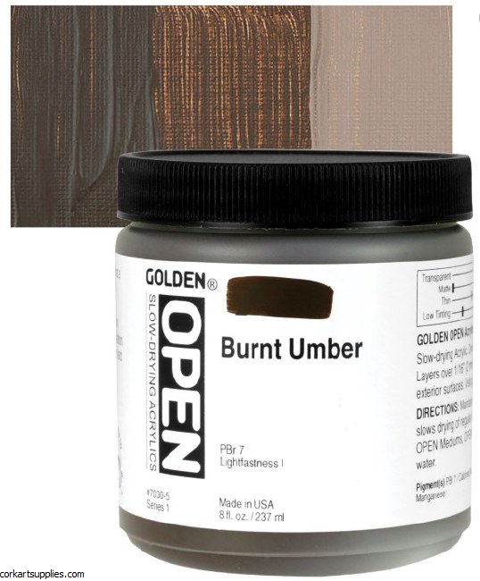Golden Open 237ml Burnt Umber* Golden Open 237ml Burnt Umber*