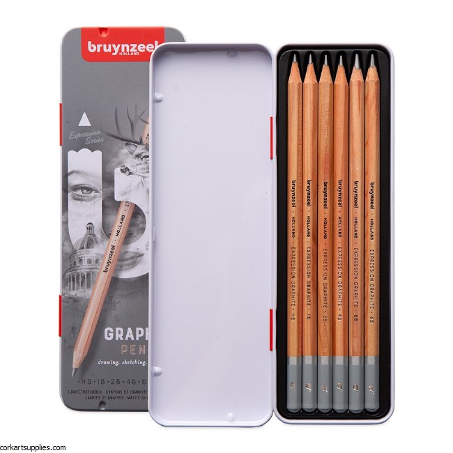 Bruynzeel Graphite Pencil 6pk