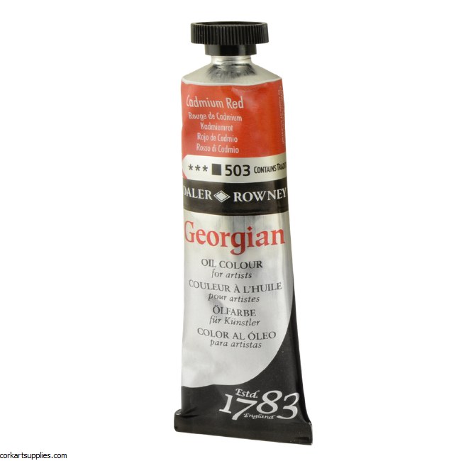 Georgian Oil Colour 38ml Cadmium Red (Hue)