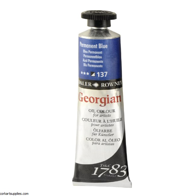 Georgian Oil Colour 38ml Permanent Blue