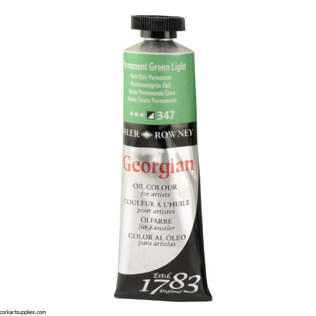 Georgian Oil Colour 38ml Permanent Green Light