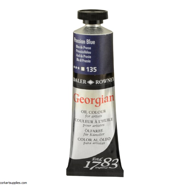 Georgian Oil Colour 38ml Prussian Blue