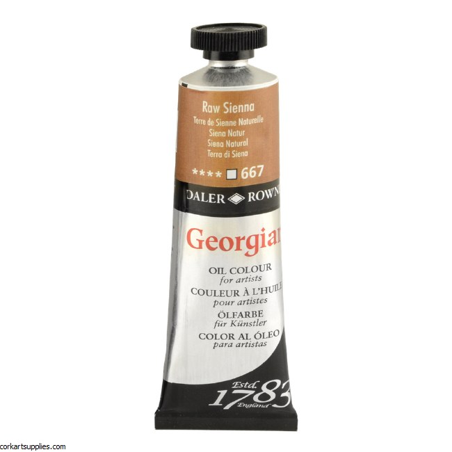 Georgian Oil Colour 38ml Raw Sienna