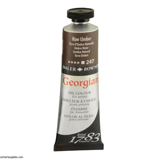 Georgian Oil Colour 38ml Raw Umber