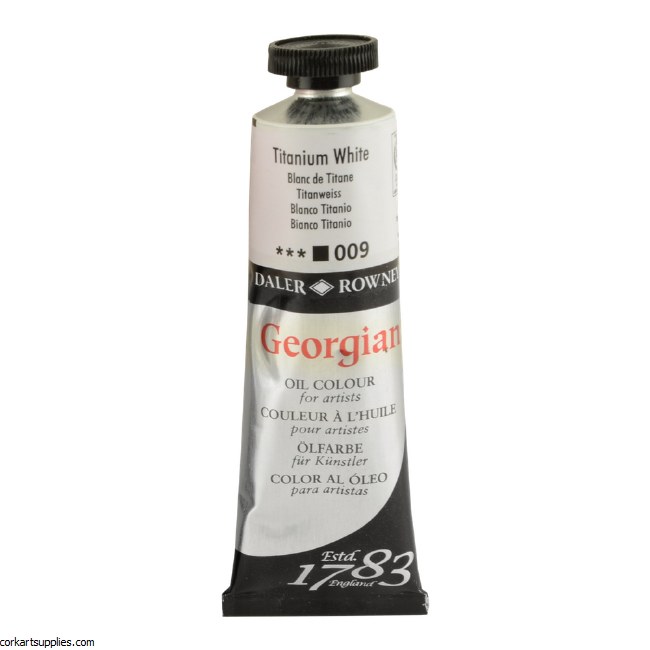 Georgian Oil Colour 38ml Titanium White