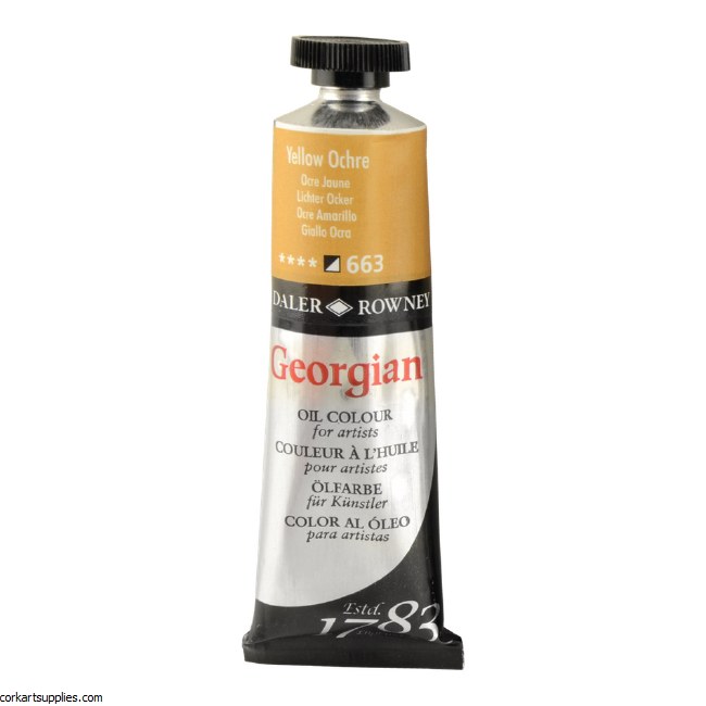 Georgian Oil Colour 38ml Yellow Ochre