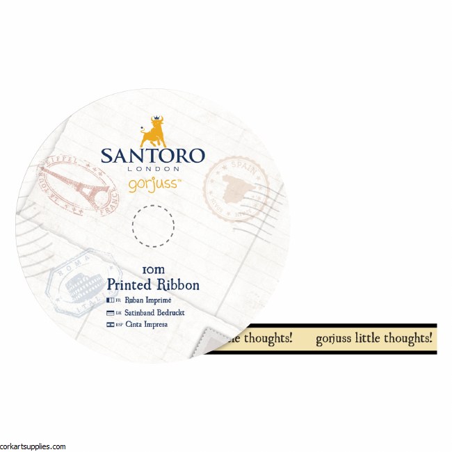 Printed Ribbon (10m) S Thought