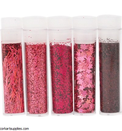 Glitter 5pk Asst Cherry