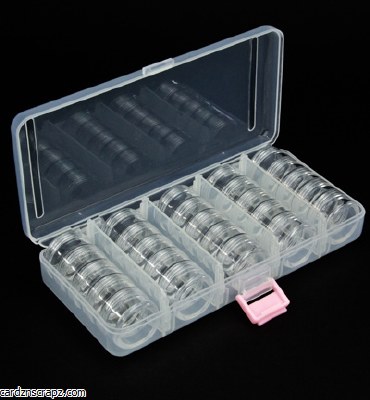 Clear Storage Jar w/Screw Lids 25pk Clear Storage Jar w/Screw Lids 25pk