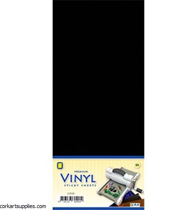 Premium Sticky Vinyl Black 2pk