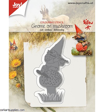 Joycrafts Diel Gnome on Mushroom