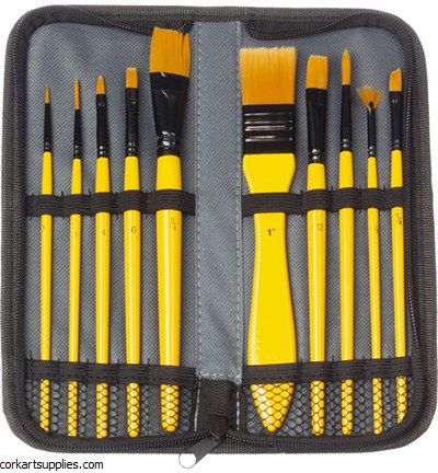 Brush Set Synthetic 10pk