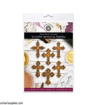 Katy Sue Designs Silicone Mould Decorative Crosses
