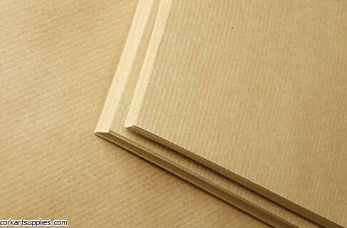 kraft ribbed paper