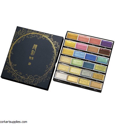 Kuretake / Zig Set 24 Metallic Colours II