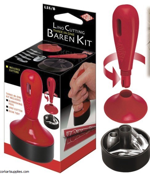 Lino Printing Baren Kit 3 in 1 Lino Printing Baren Kit 3 in 1
