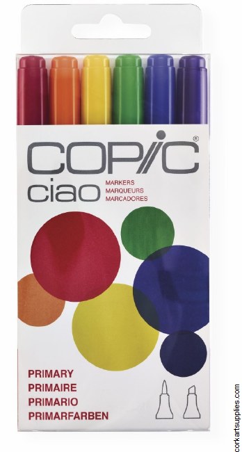 Copic Ciao 6pk Primary