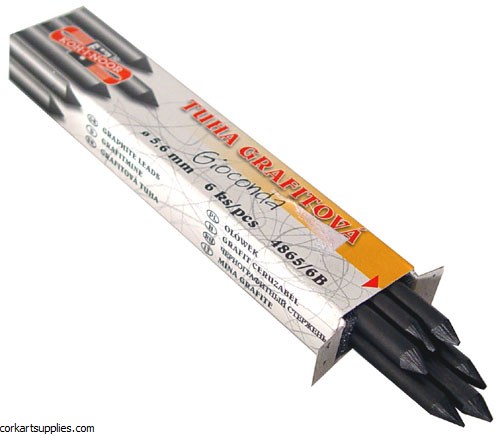 Clutch Lead 5.6mm Graphite 2B 6pk Clutch Lead 5.6mm Graphite 2B 6pk