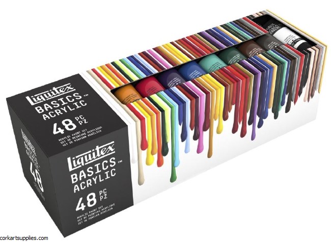 Liquitex Basics Acrylic 48pk Liquitex Basics Acrylic 48pk