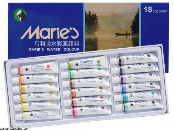 Maries 12ml Watercolour 18pk