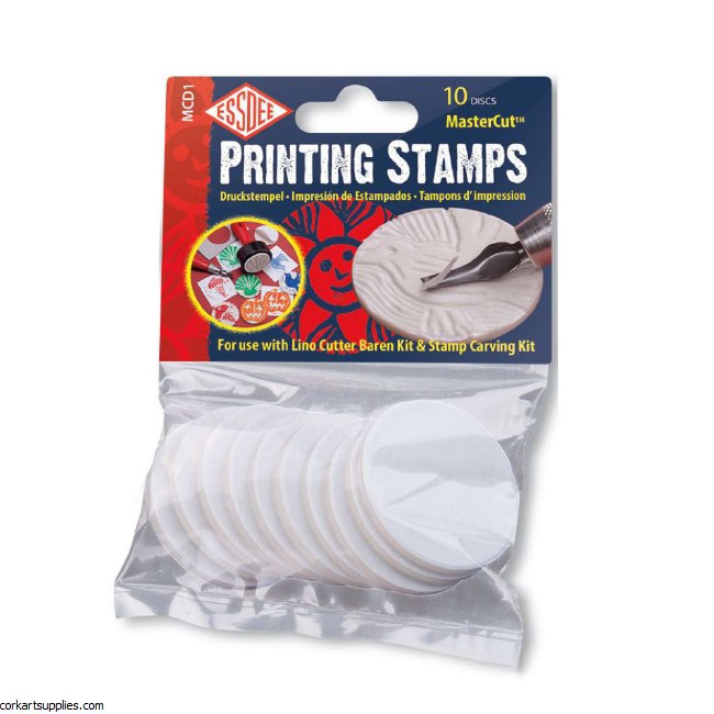 Lino Printing Stamp 10pk 45mm