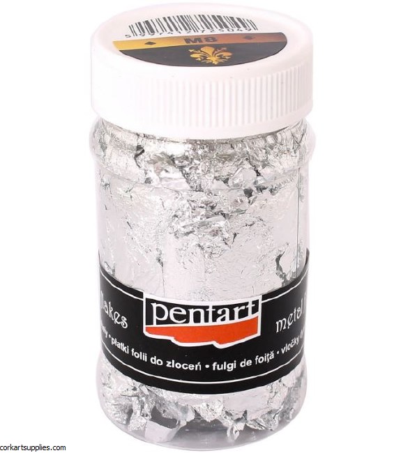 Metal Flakes 1g M8 Silver Metal Flakes 1g M8 Silver
