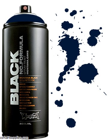 Montana BLACK Spray 400ml - Blue Indigo Dark