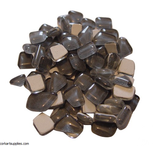 Mosaic Glass Drops Grey 140pk*