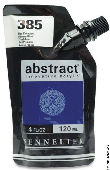 Abstract 120ml Primary Blue