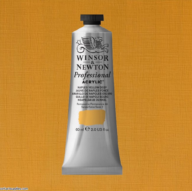 Naples Yellow Deep 60ml Artists' Acrylic Winsor & Newton