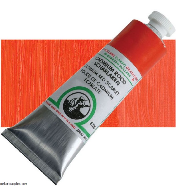 Old Holland E20 Cadmium Red Scarlet 40ml