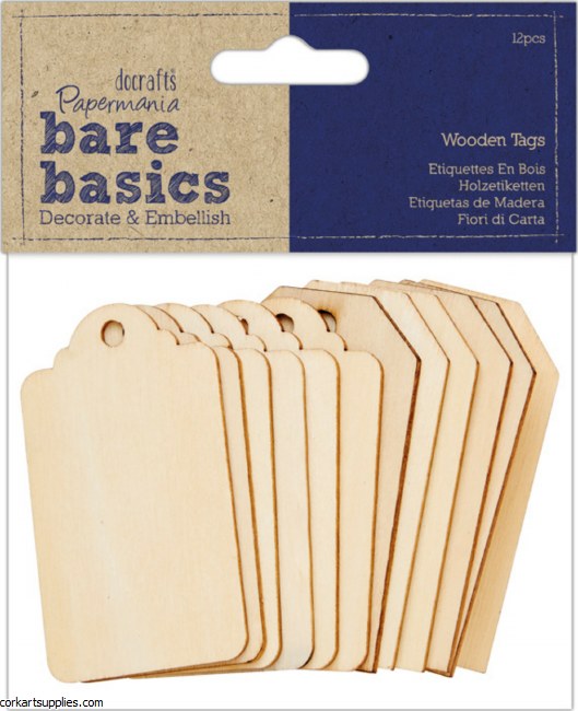 Wooden Tags PM 12pk