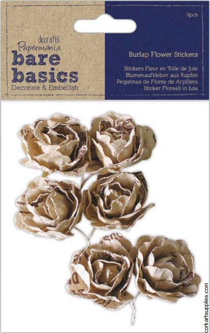 Papermania Burlap Flowers Blousey