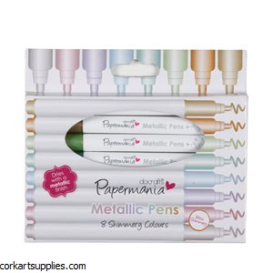 Brush Marker Metallic 8pk