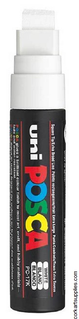 Posca Broad 15mm White Posca Broad 15mm White