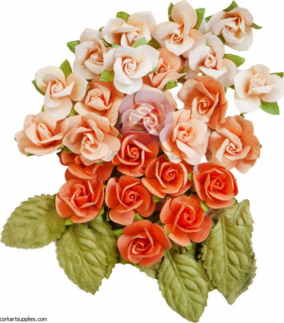 Prima Marketing Peach Tea Flowers Sweet Peaches (36pcs)