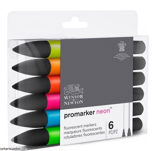 ProMarker Set 6pk Neon Tone