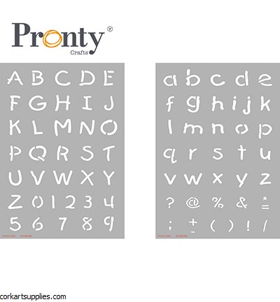 Pronty Crafts Alphabet Set