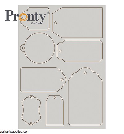 Pronty Crafts Labels Chipboard